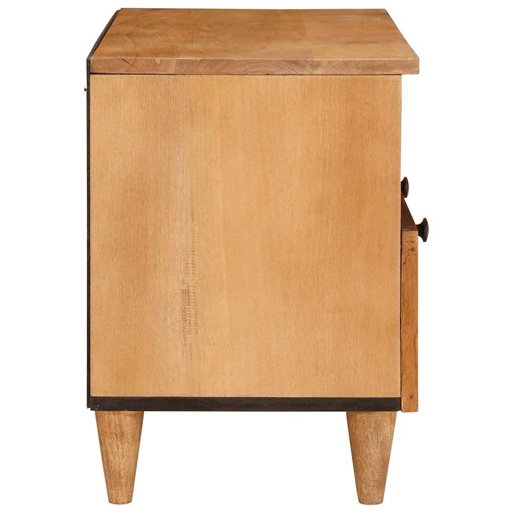 vidaXL TV-kast met lade Lichtbruin 70 x 33 x 46 cm massief mangohout