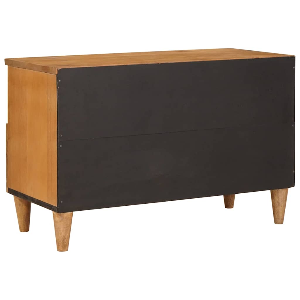vidaXL TV-kast met lade Lichtbruin 70 x 33 x 46 cm massief mangohout