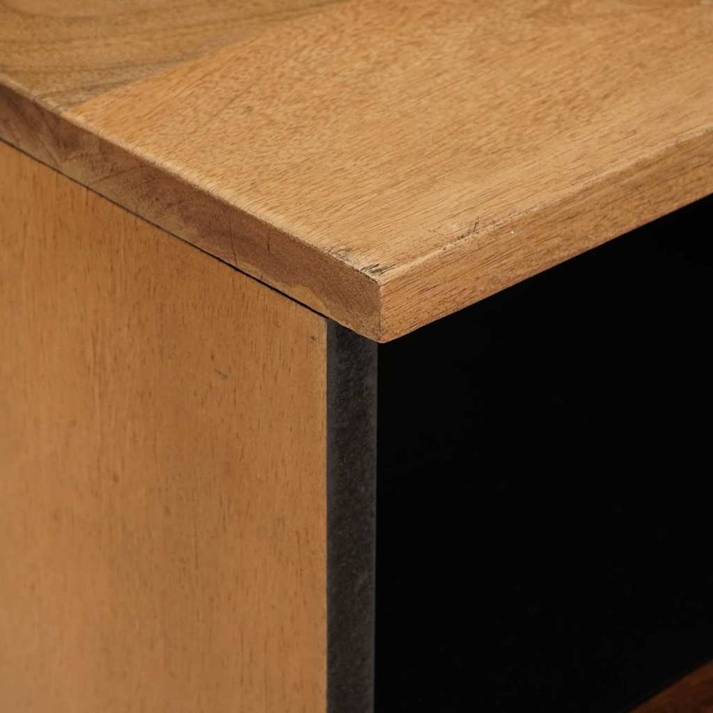 vidaXL TV-kast met lade Lichtbruin 70 x 33 x 46 cm massief mangohout