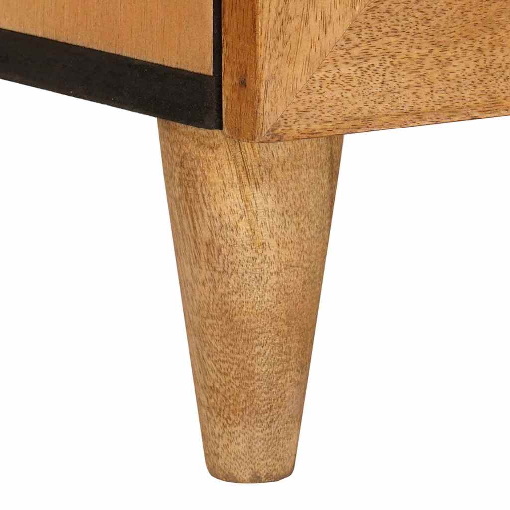 vidaXL TV-kast met lade Lichtbruin 70 x 33 x 46 cm massief mangohout