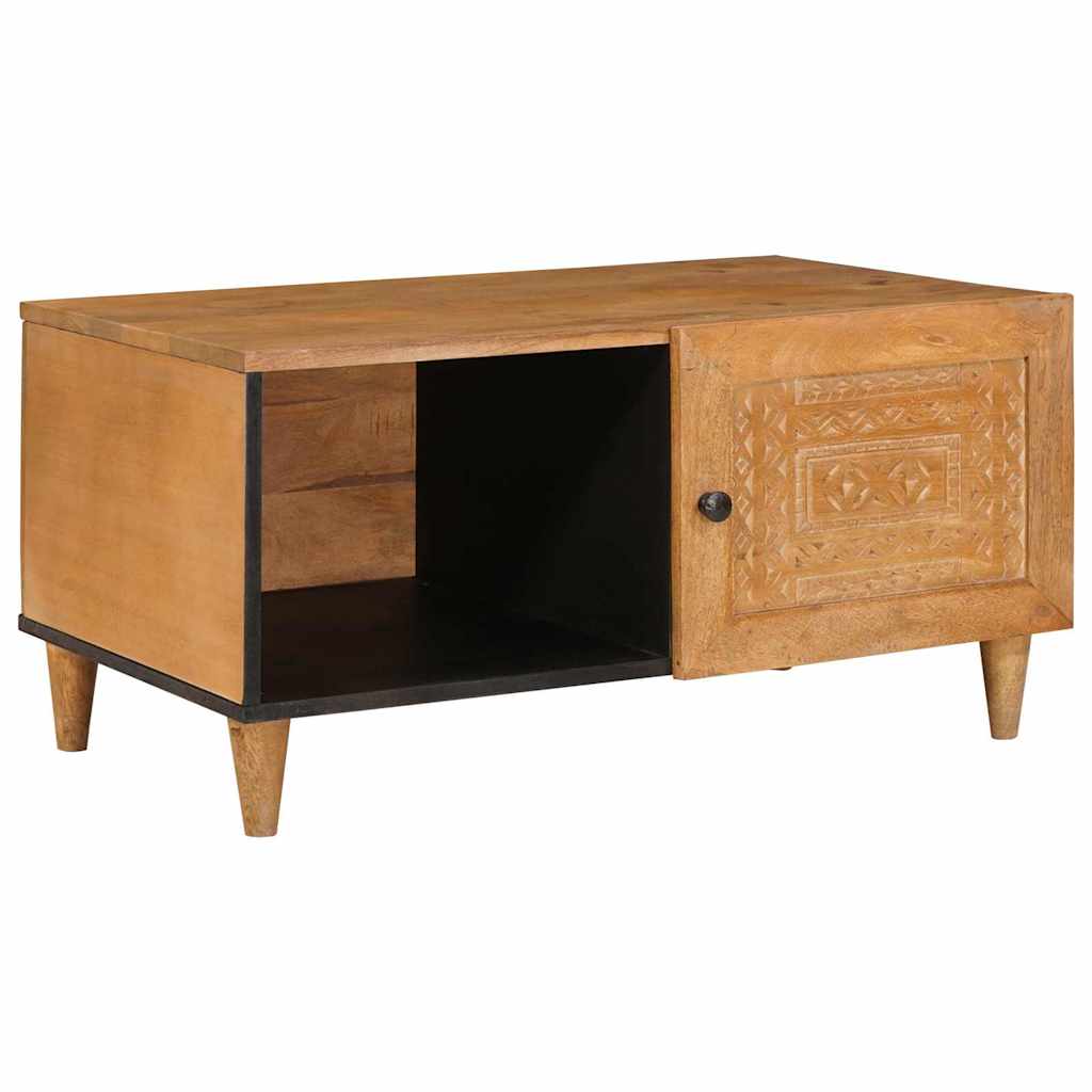 vidaXL Salontafel Lichtbruin 80 x 50 x 40 cm massief mangohout