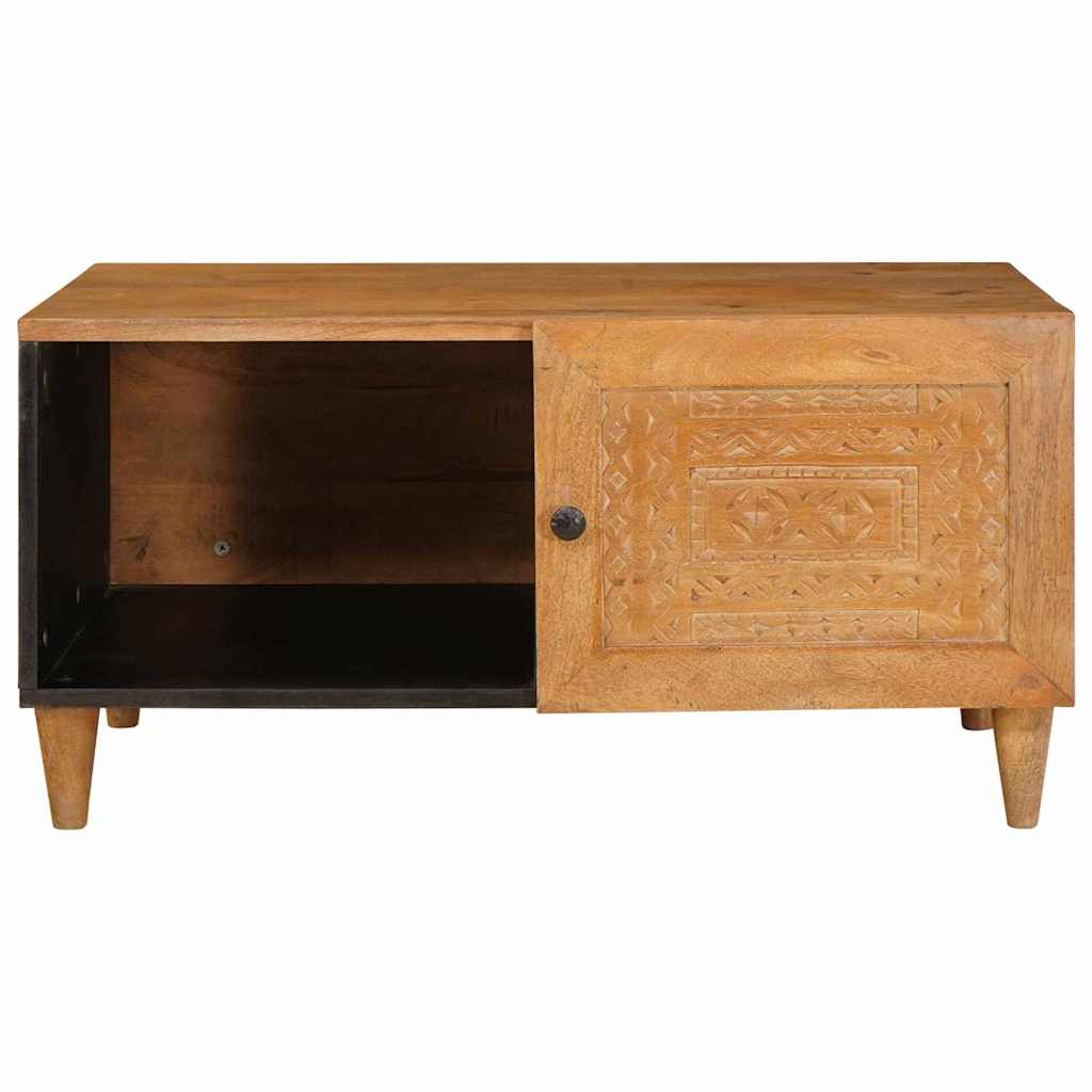vidaXL Salontafel Lichtbruin 80 x 50 x 40 cm massief mangohout