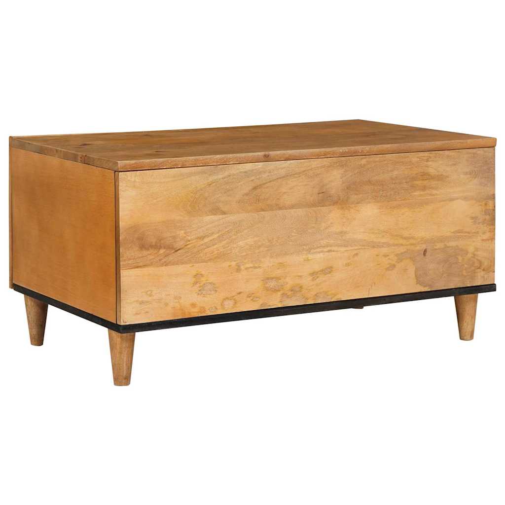 vidaXL Salontafel Lichtbruin 80 x 50 x 40 cm massief mangohout