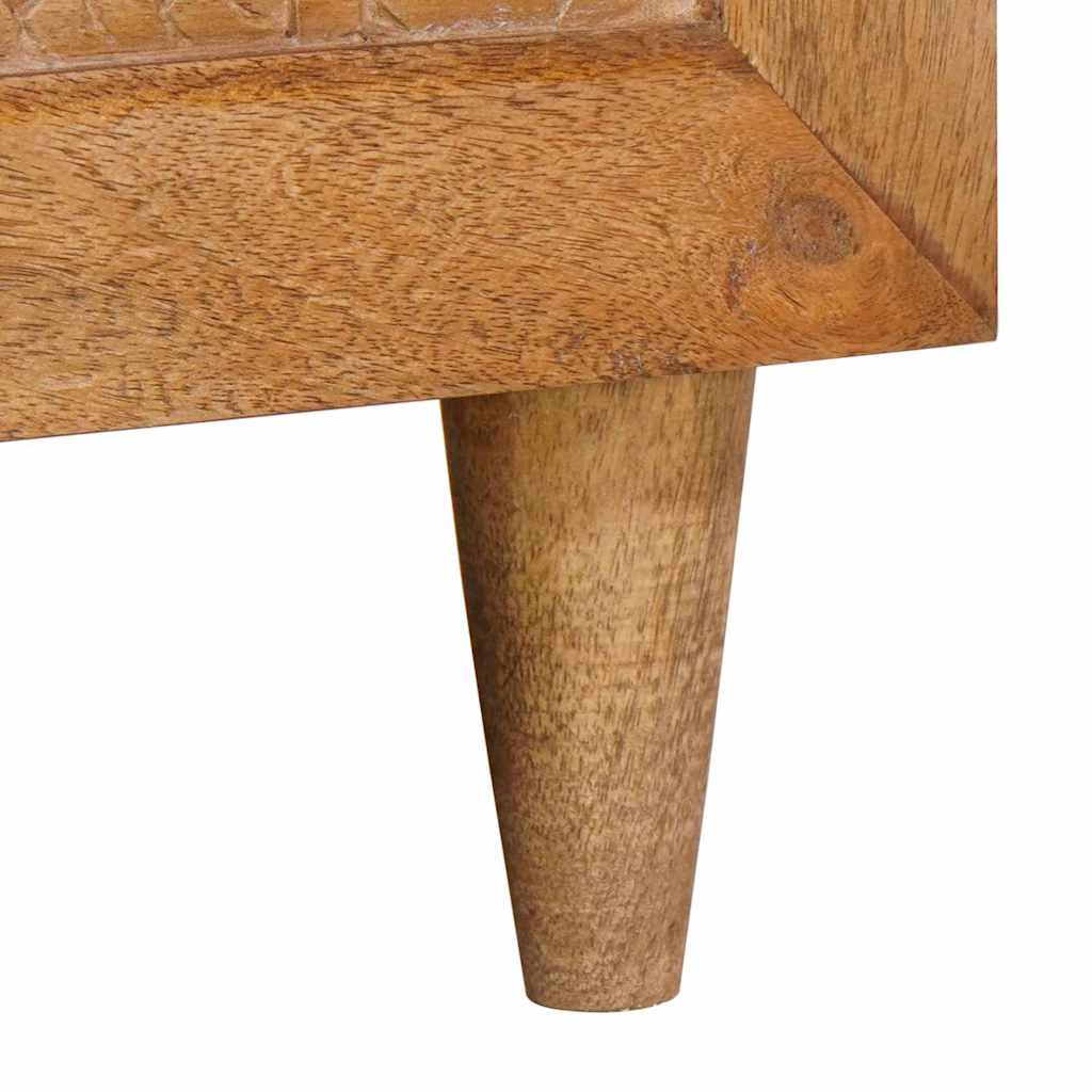 vidaXL Salontafel Lichtbruin 80 x 50 x 40 cm massief mangohout