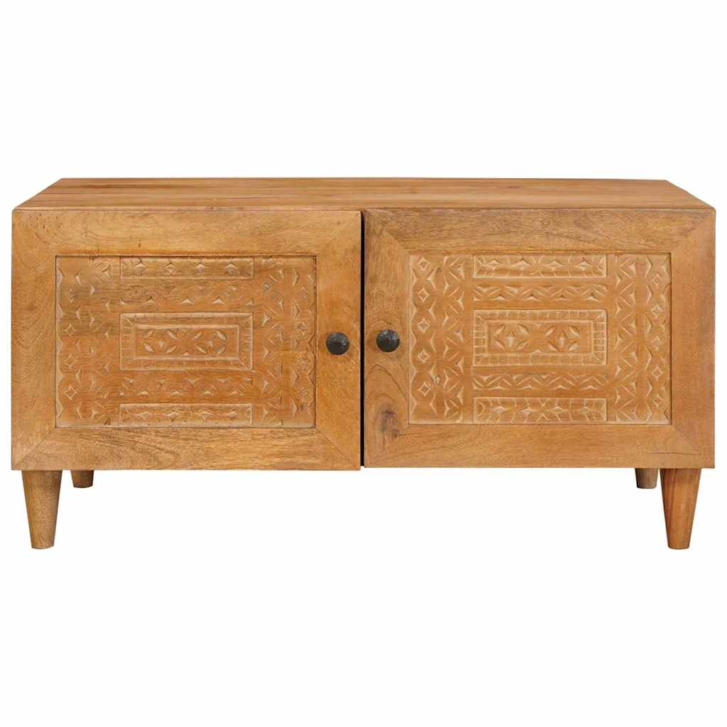 vidaXL Salontafel Lichtbruin 80 x 50 x 40 cm massief mangohout