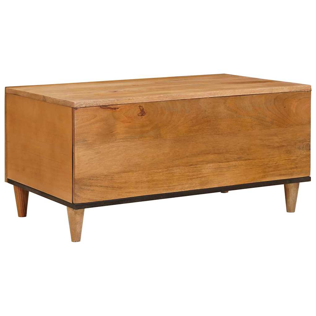 vidaXL Salontafel Lichtbruin 80 x 50 x 40 cm massief mangohout