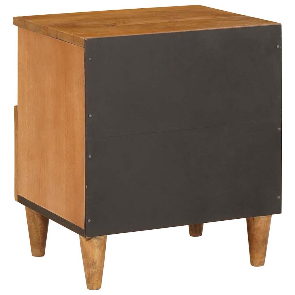 vidaXL Nachtkastje Lichtbruin 40 x 33 x 46 cm massief mangohout