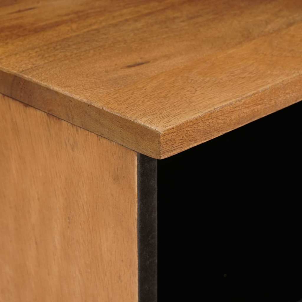 vidaXL Nachtkastje Lichtbruin 40 x 33 x 46 cm massief mangohout