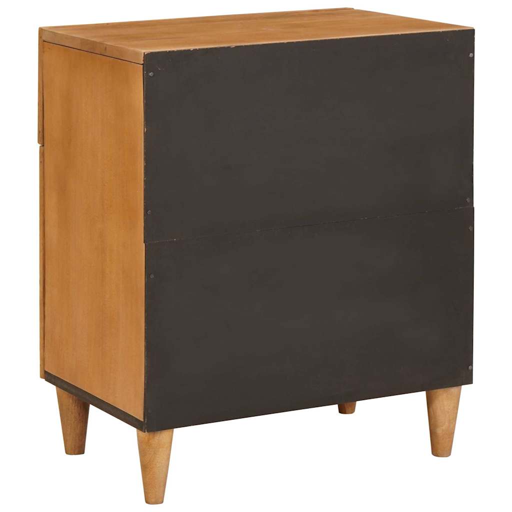 vidaXL Nachtkastje Lichtbruin 50 x 33 x 60 cm massief mangohout