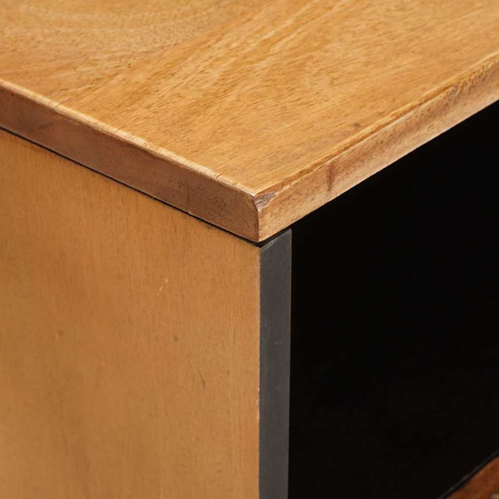 vidaXL Nachtkastje Lichtbruin 50 x 33 x 60 cm massief mangohout