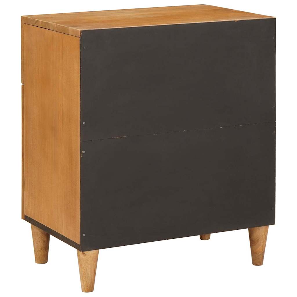 vidaXL Nachtkastje Lichtbruin 50 x 33 x 60 cm massief mangohout