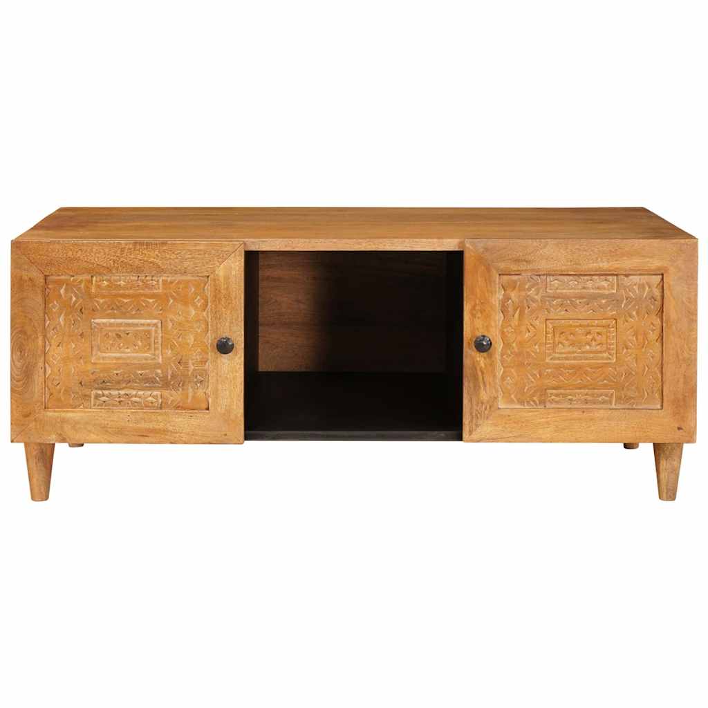 vidaXL Salontafel Lichtbruin 100 x 54 x 40 cm massief mangohout