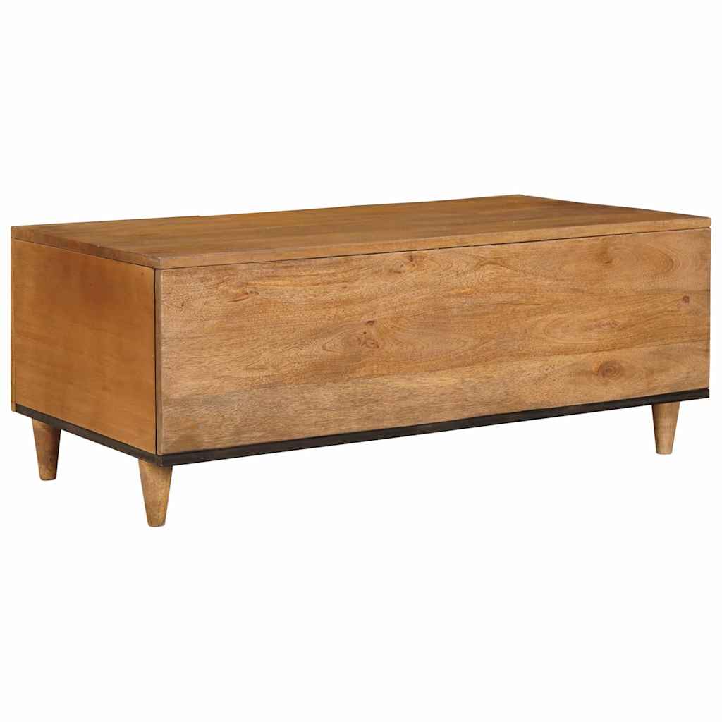 vidaXL Salontafel Lichtbruin 100 x 54 x 40 cm massief mangohout
