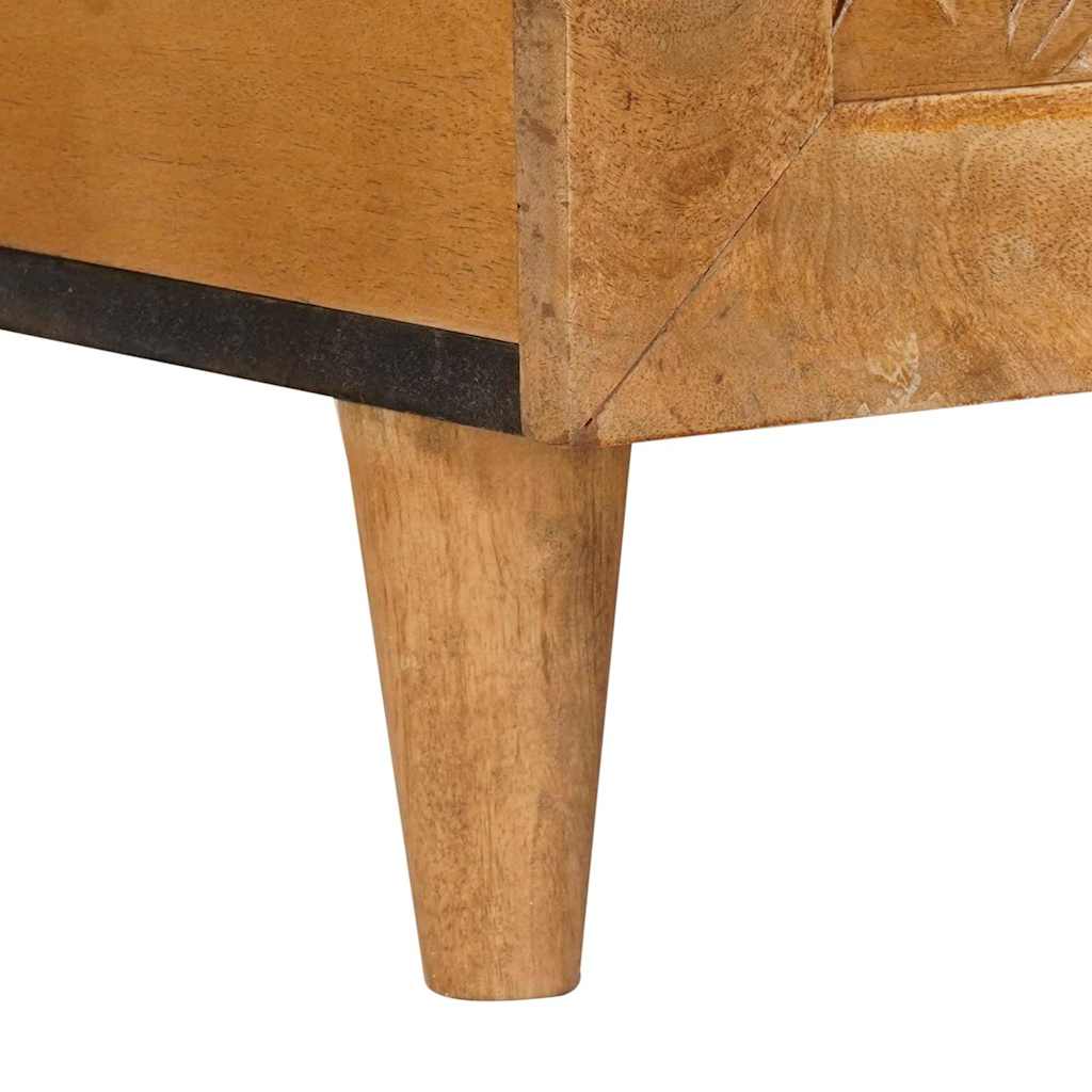 vidaXL Salontafel Lichtbruin 100 x 54 x 40 cm massief mangohout