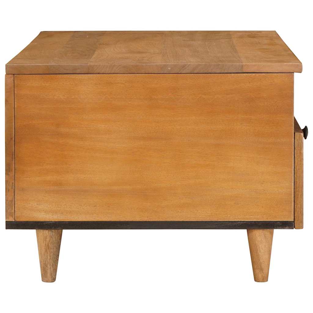 vidaXL Salontafel Lichtbruin 80 x 54 x 40 cm massief mangohout