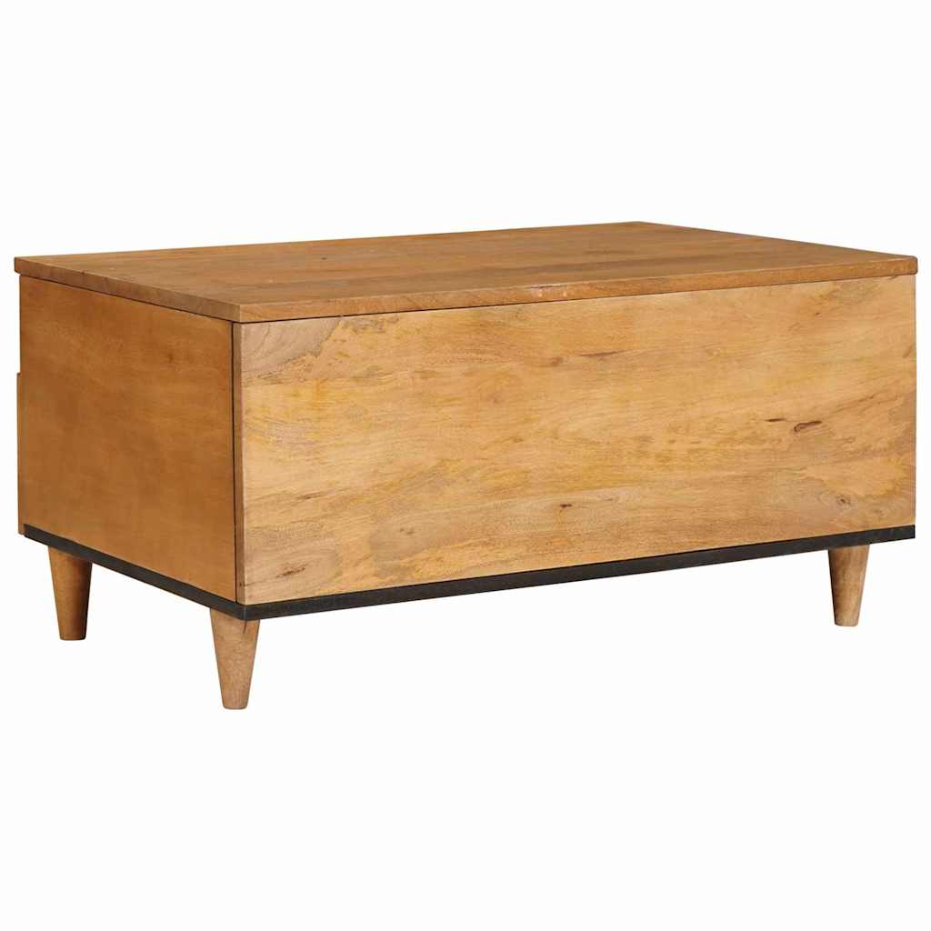 vidaXL Salontafel Lichtbruin 80 x 54 x 40 cm massief mangohout