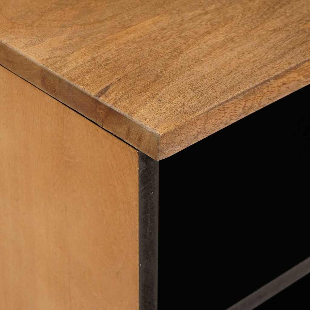 vidaXL TV-kast met lade Lichtbruin 105 x 33 x 46 cm massief mangohout