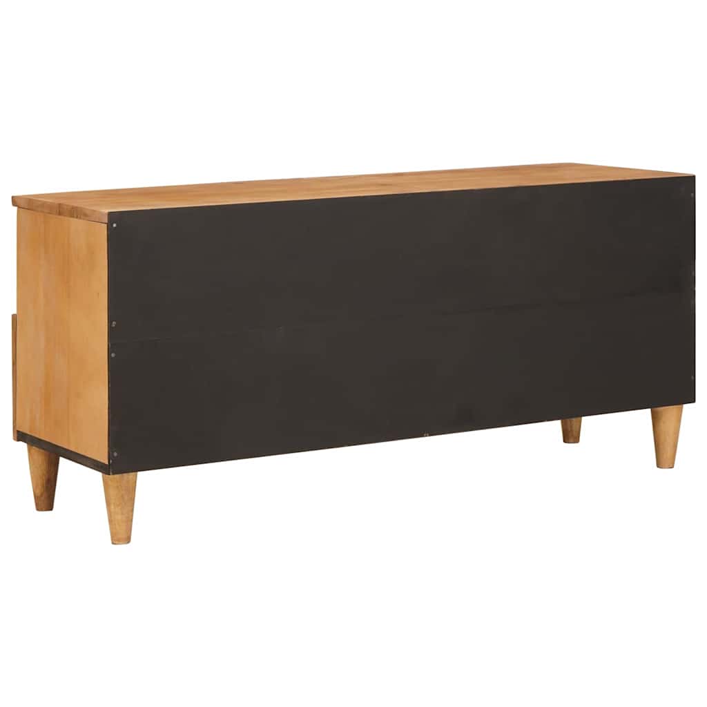 vidaXL TV-kast met lade Lichtbruin 100 x 33 x 46 cm massief mangohout