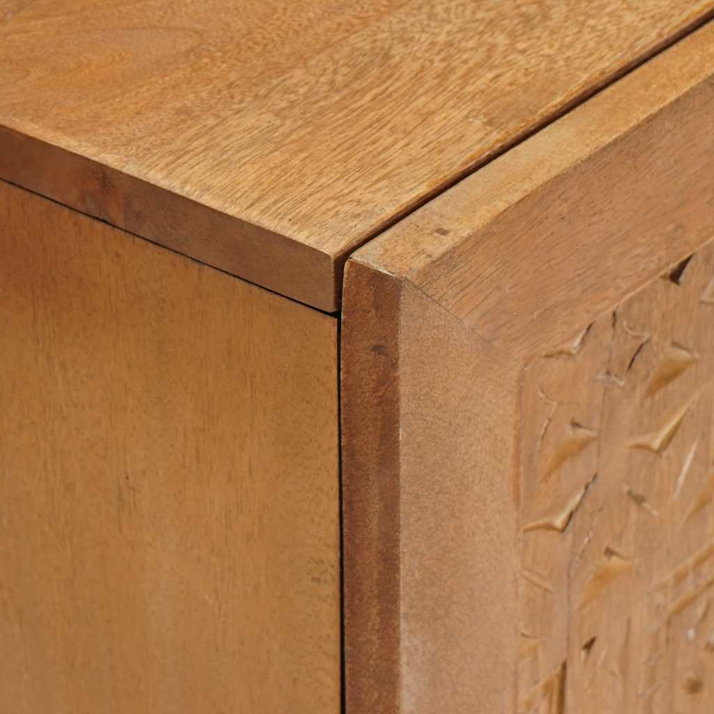 vidaXL Badkamer Kast Lichtbruin 62 x 33 x 58 cm Massief Mango Hout