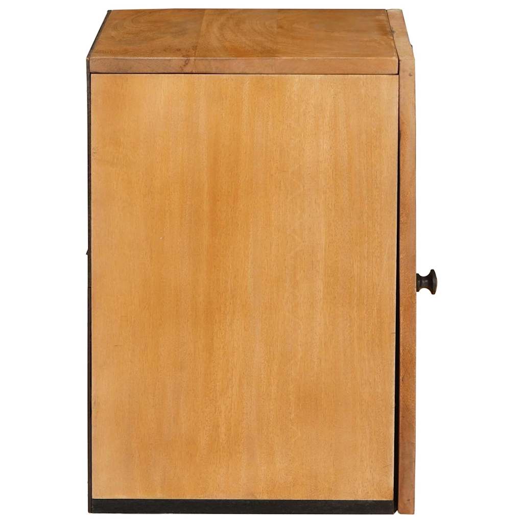 vidaXL Badkamer Kast Lichtbruin 38 x 33.5 x 160 cm Massief Mango Hout