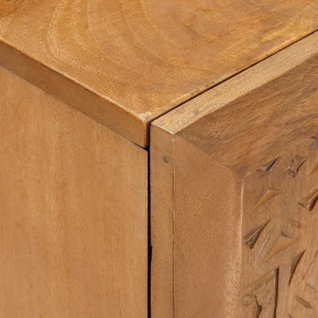 vidaXL Badkamer Kast Lichtbruin 38 x 33.5 x 160 cm Massief Mango Hout