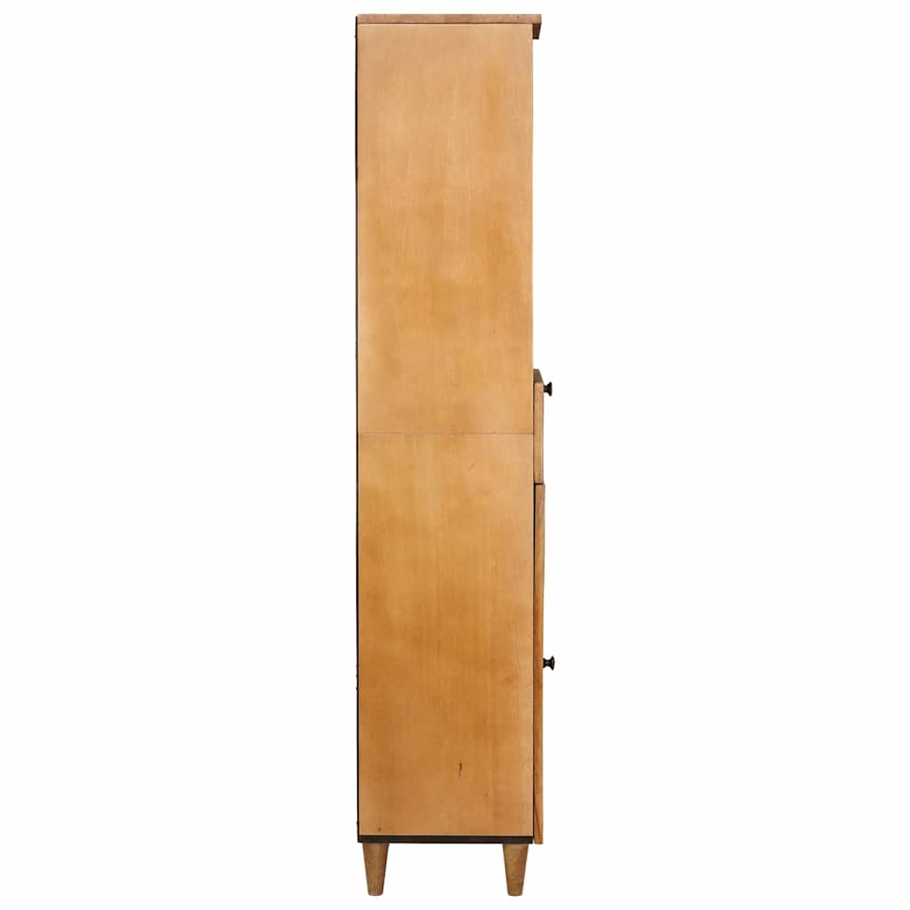 vidaXL Badkamer Kast Lichtbruin 38 x 33.5 x 160 cm Massief Mango Hout