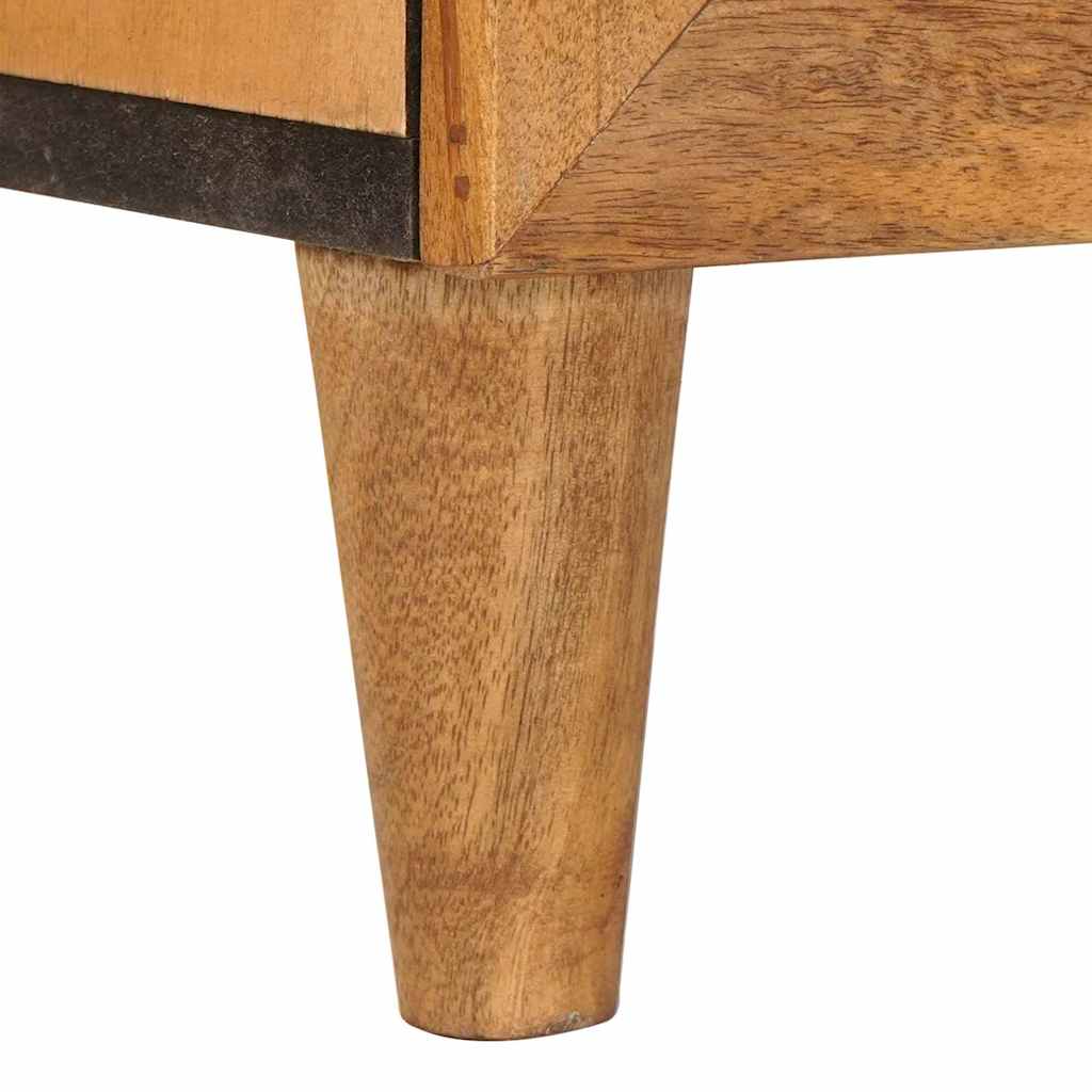vidaXL Badkamer Kast Lichtbruin 38 x 33.5 x 160 cm Massief Mango Hout