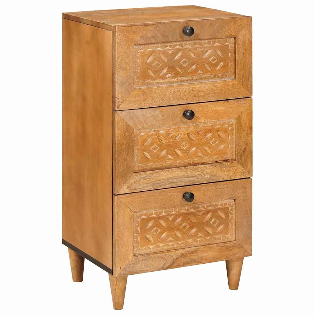 vidaXL Dressoir met lade Lichtbruin 33.5 x 40 x 75 cm