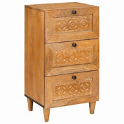 vidaXL Dressoir met lade Lichtbruin 33.5 x 40 x 75 cm