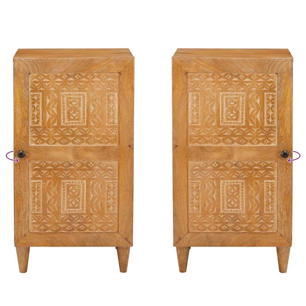 vidaXL Dressoir Lichtbruin 33.5 x 40 x 75 cm