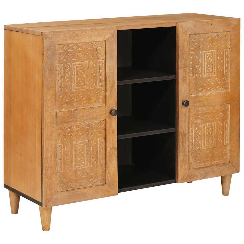 vidaXL Dressoir Lichtbruin 33.5 x 90 x 75 cm