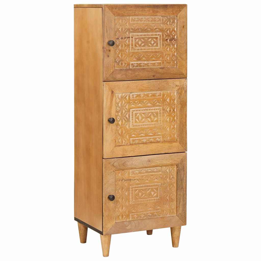 vidaXL Highboard Lichtbruin 40 x 33 x 110 cm massief mangohout