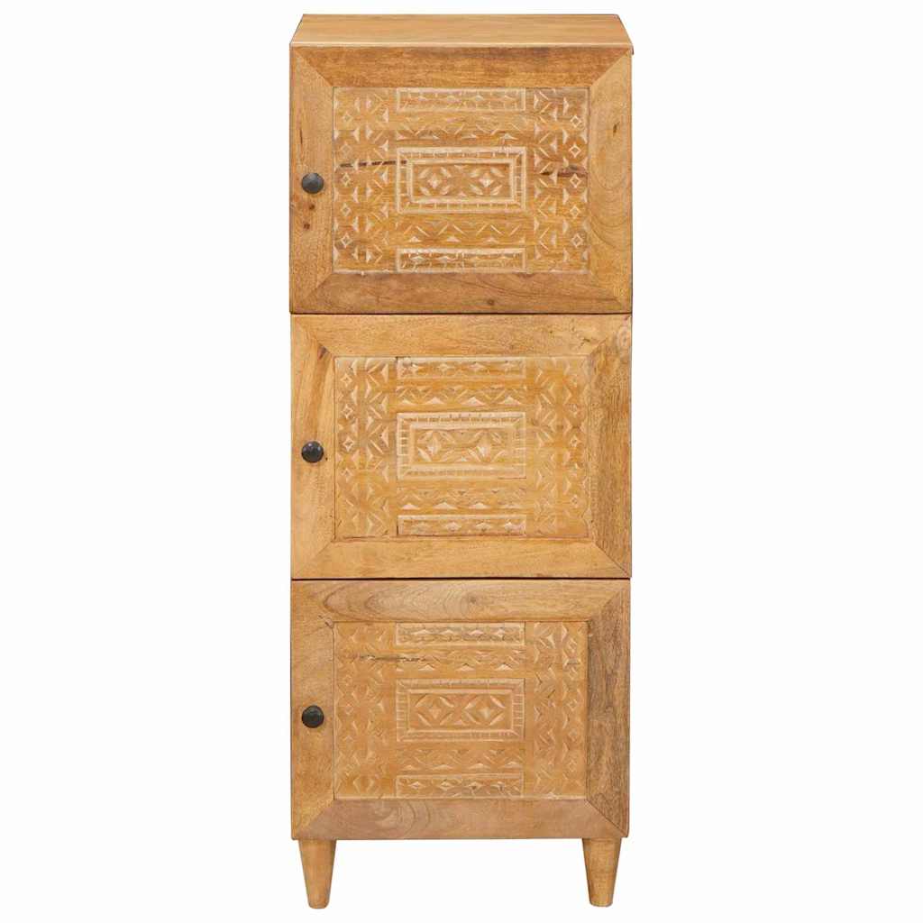 vidaXL Highboard Lichtbruin 40 x 33 x 110 cm massief mangohout