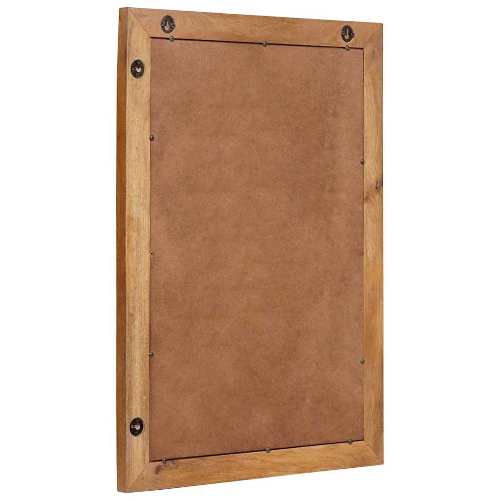 vidaXL Spiegel met spiegel Lichtbruin 57 x 70 x 3 cm massief mangohout