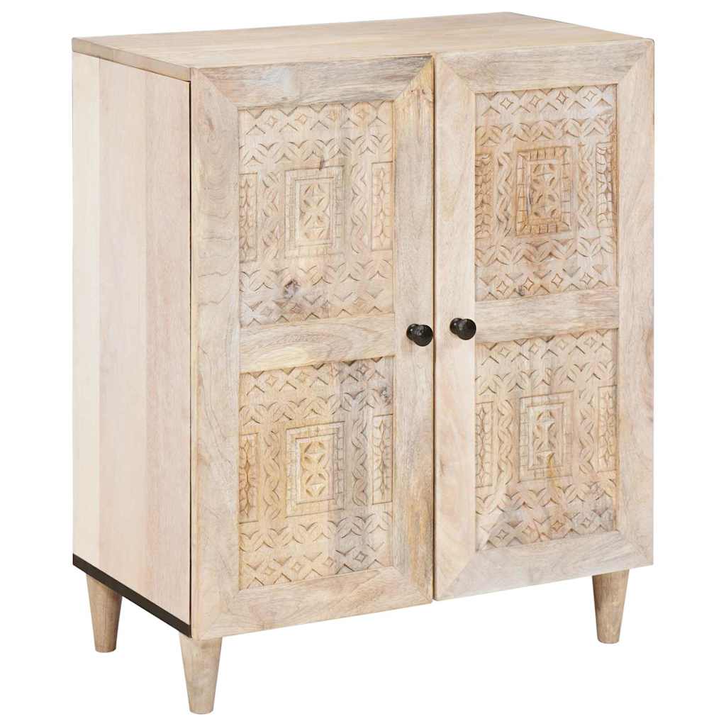vidaXL Dressoir met plank Lichtbruin 60 x 33 x 75 cm massief mangohout