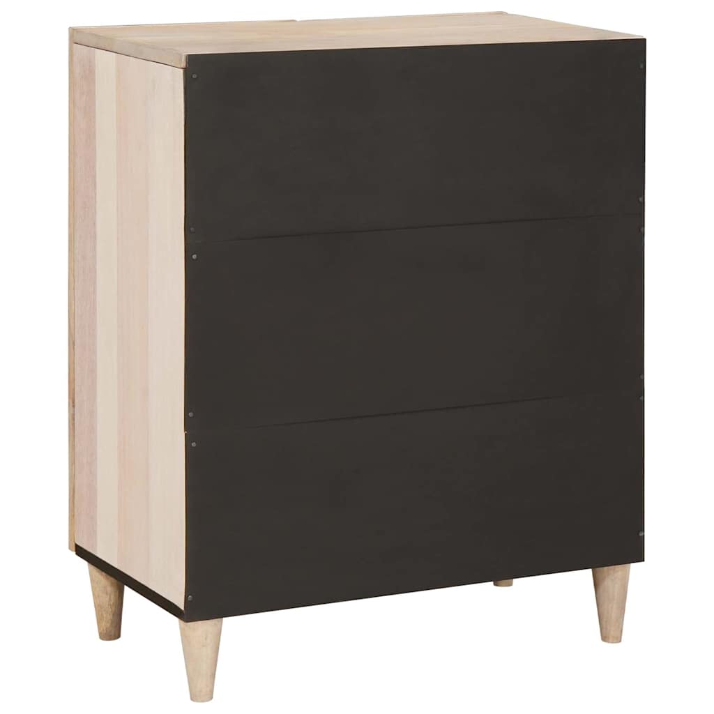 vidaXL Dressoir met plank Lichtbruin 60 x 33 x 75 cm massief mangohout