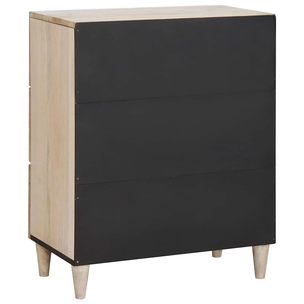 vidaXL Dressoir met lade Lichtbruin 60 x 33 x 75 cm massief mangohout