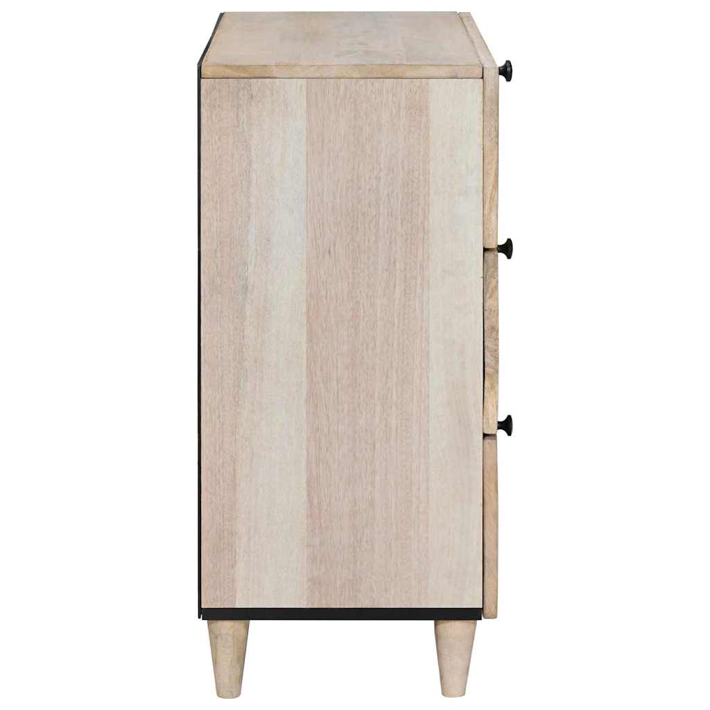 vidaXL Nachtkastje Lichtbruin 50 x 33 x 60 cm massief mangohout
