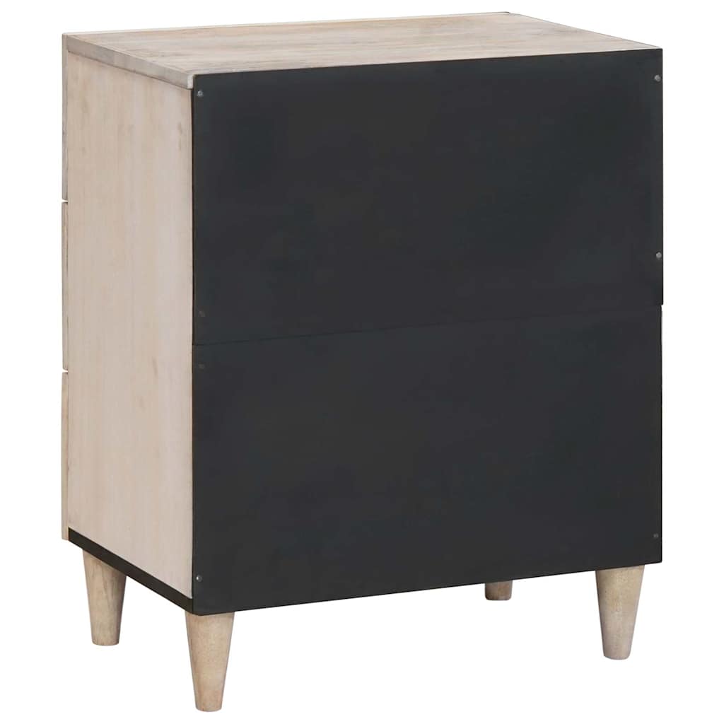 vidaXL Nachtkastje Lichtbruin 50 x 33 x 60 cm massief mangohout