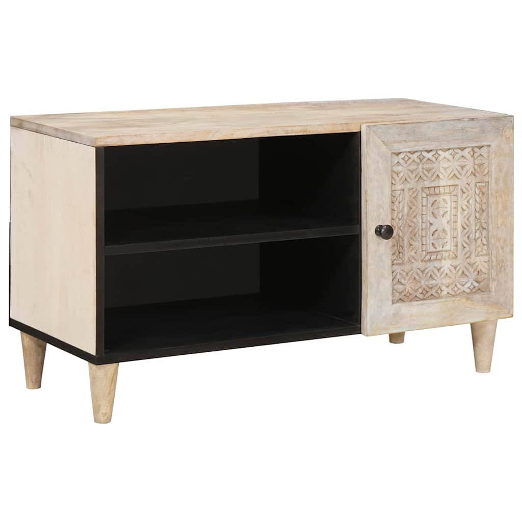vidaXL TV Eenheden met plank Licht Bruin 80 x 33 x 46 cm Bewerkt hout