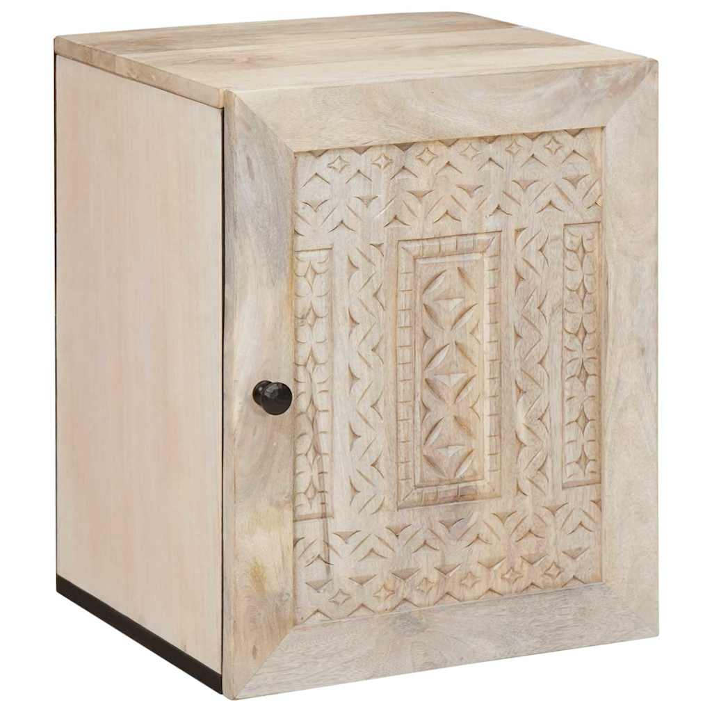vidaXL Badkamer Kast Lichtbruin 38 x 33.5 x 160 cm Massief Mango Hout