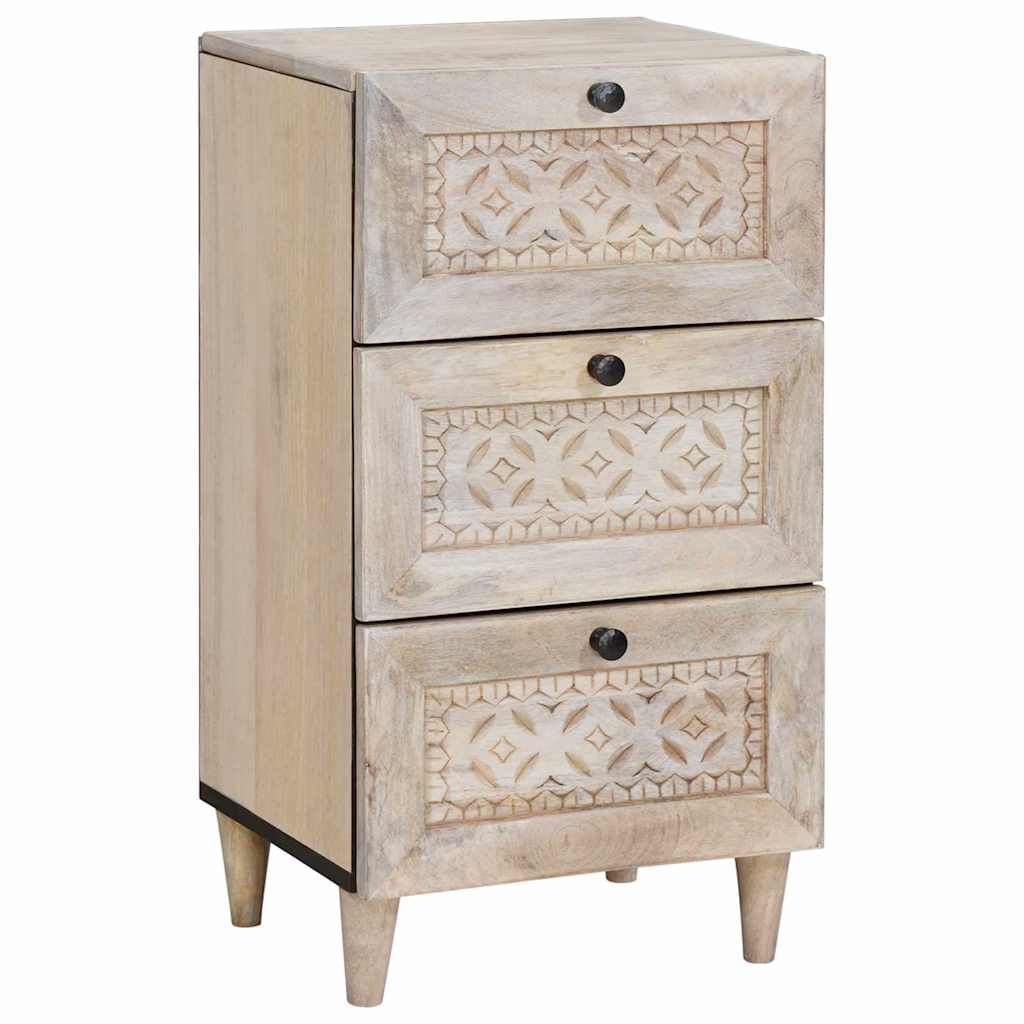 vidaXL Dressoir met lade Lichtbruin 33.5 x 40 x 75 cm