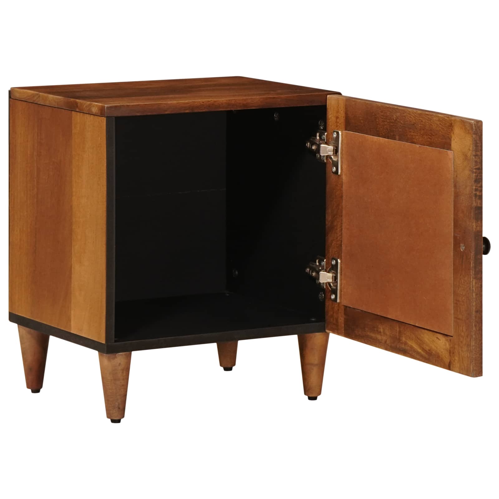 vidaXL Nachtkastje Bruin 40 x 33,5 x 46 cm Massief Mango Hout