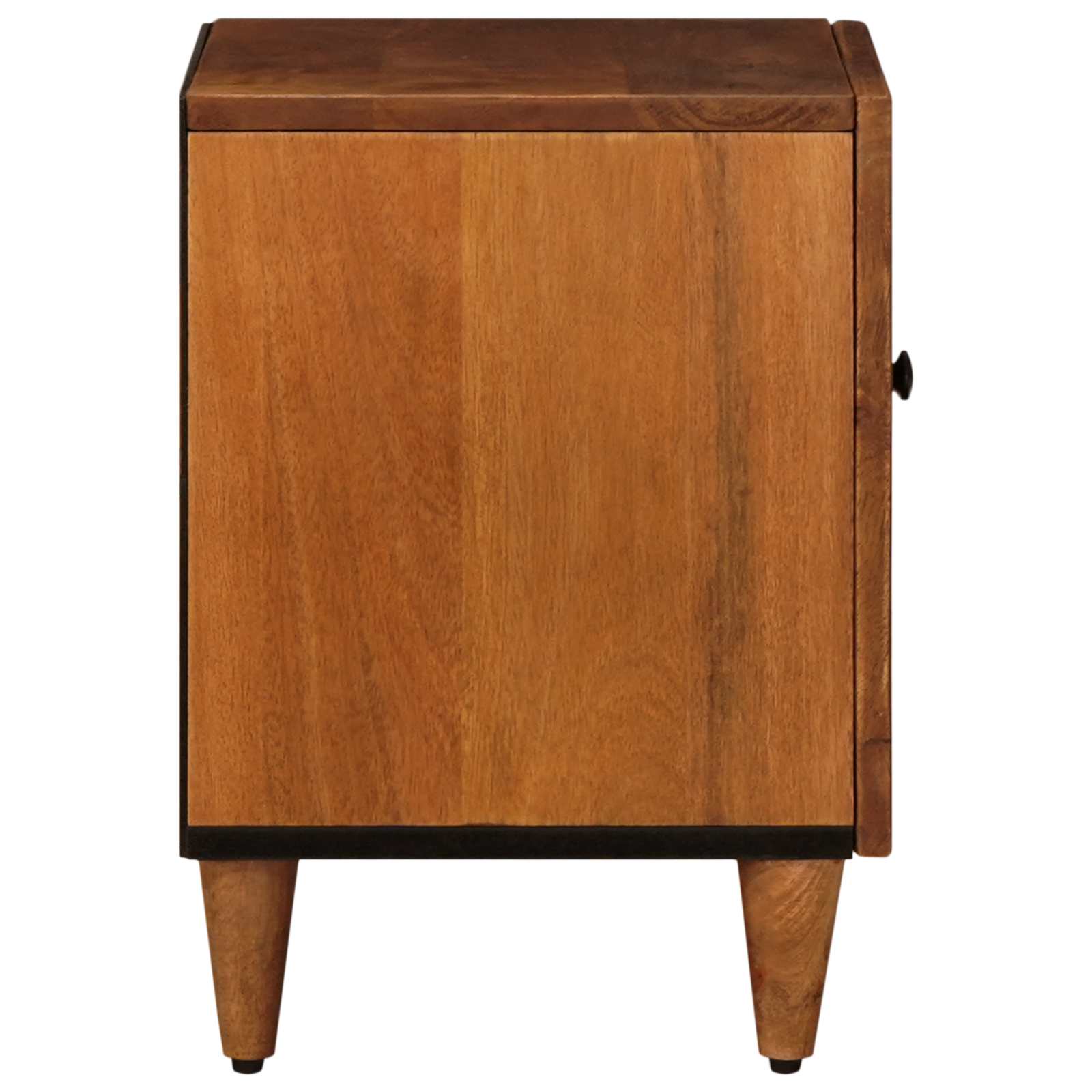 vidaXL Nachtkastje Bruin 40 x 33,5 x 46 cm Massief Mango Hout