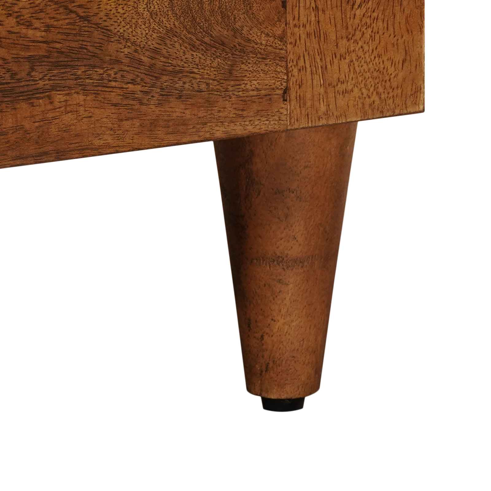vidaXL Nachtkastje Bruin 40 x 33,5 x 46 cm Massief Mango Hout
