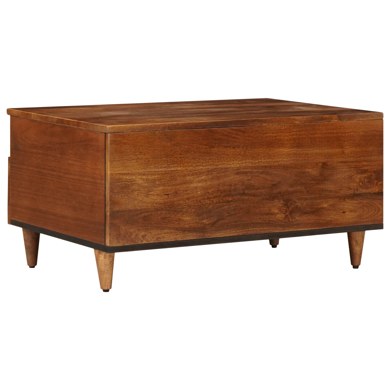 vidaXL TV-kast Walnotenhout 70 x 33,5 x 46 cm Massief Mango Hout