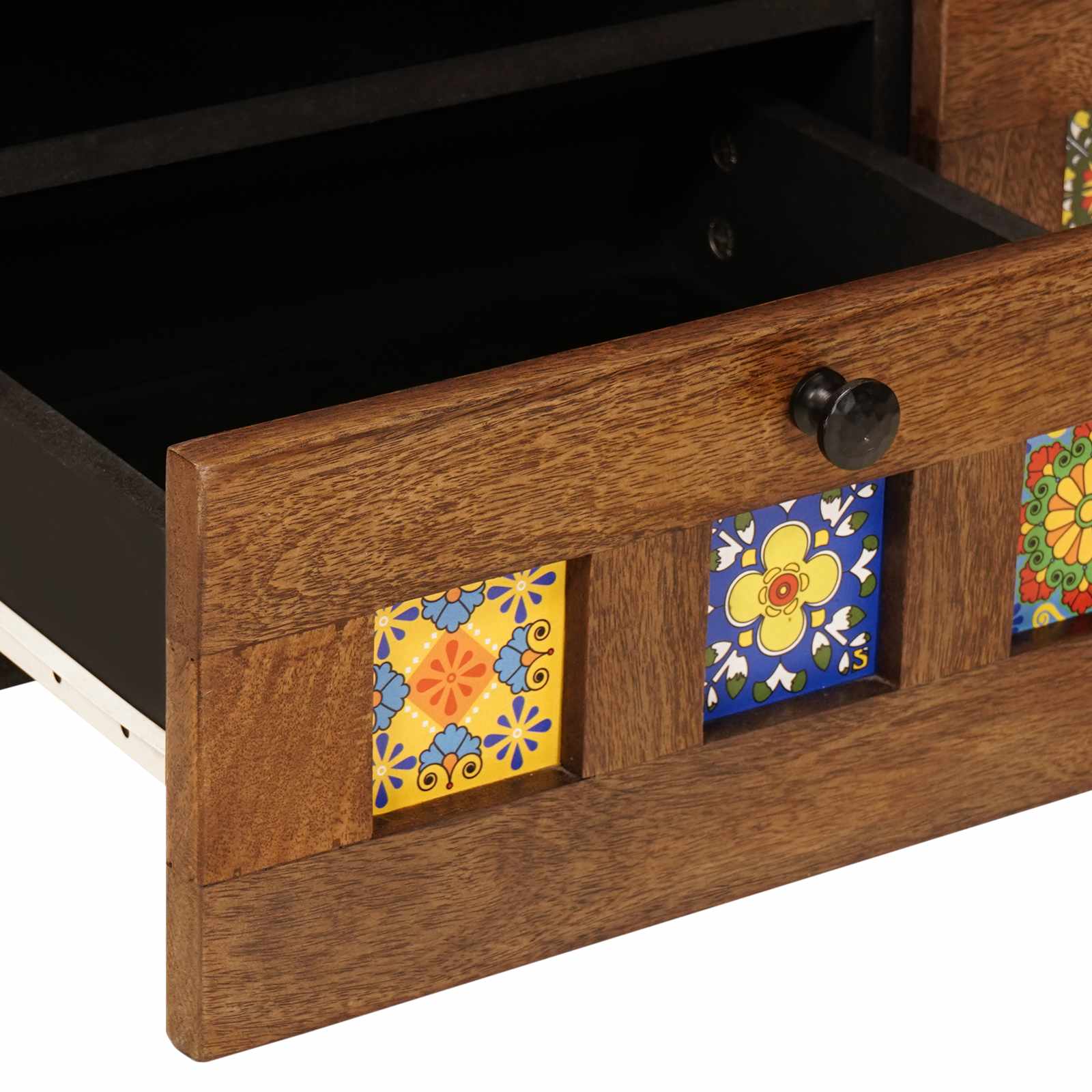 vidaXL TV-kast Walnotenhout 70 x 33,5 x 46 cm Massief Mango Hout