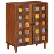 vidaXL Dressoir Walnotenhout 60 x 33,5 x 75 cm Massief Mango Hout