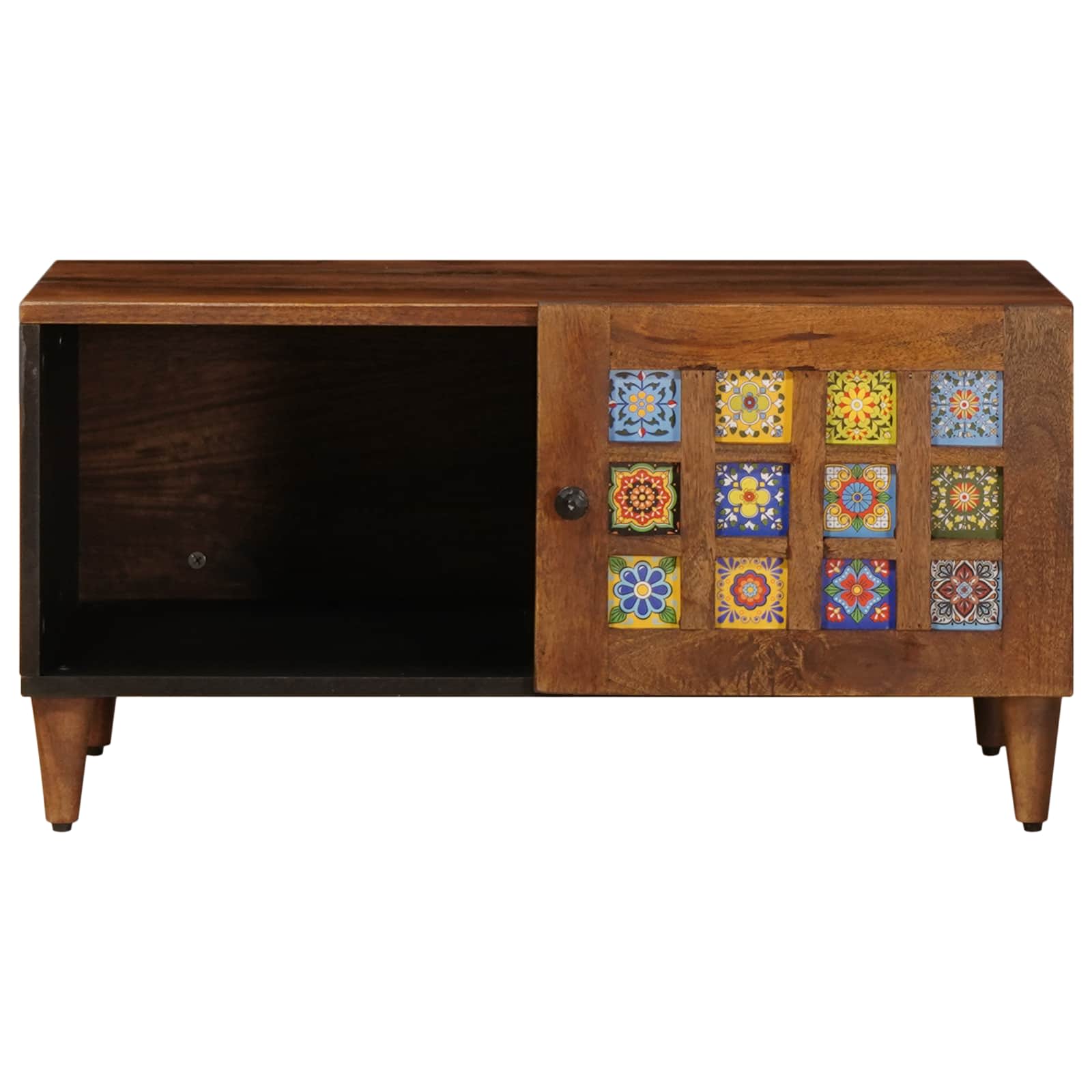 vidaXL Salontafel Bruin 80 x 50 x 40 cm Massief Mango Hout