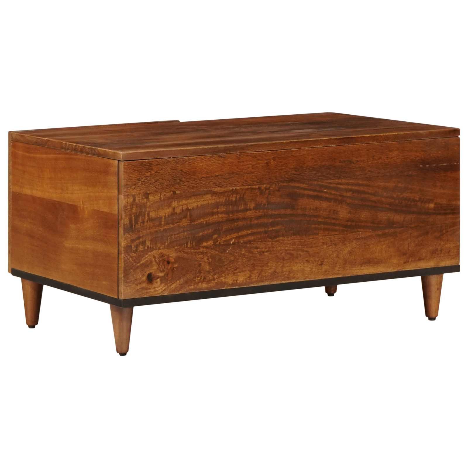vidaXL Salontafel Bruin 80 x 50 x 40 cm Massief Mango Hout